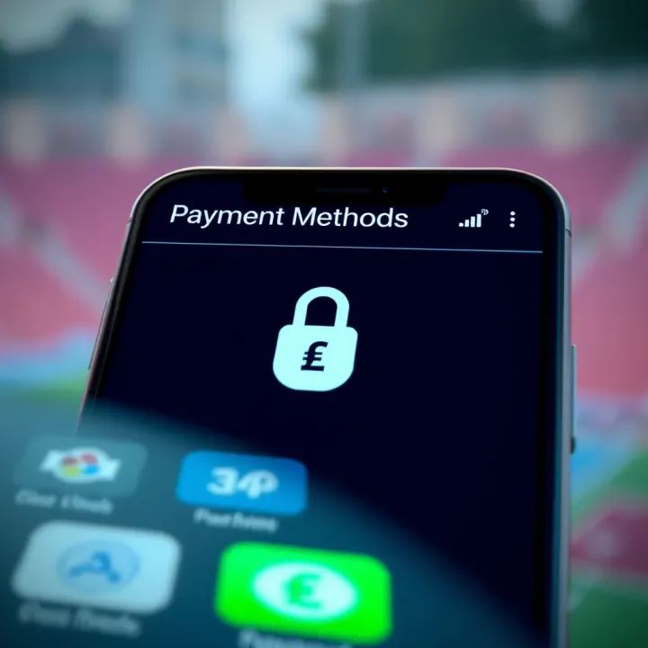 Payment methods available for Nigerian users in the 1xbet India app with currency symbols and secure transaction icons
