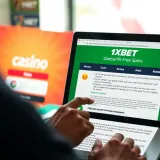 User interacting with an online casino registration form alongside a display of bonus terms and conditions