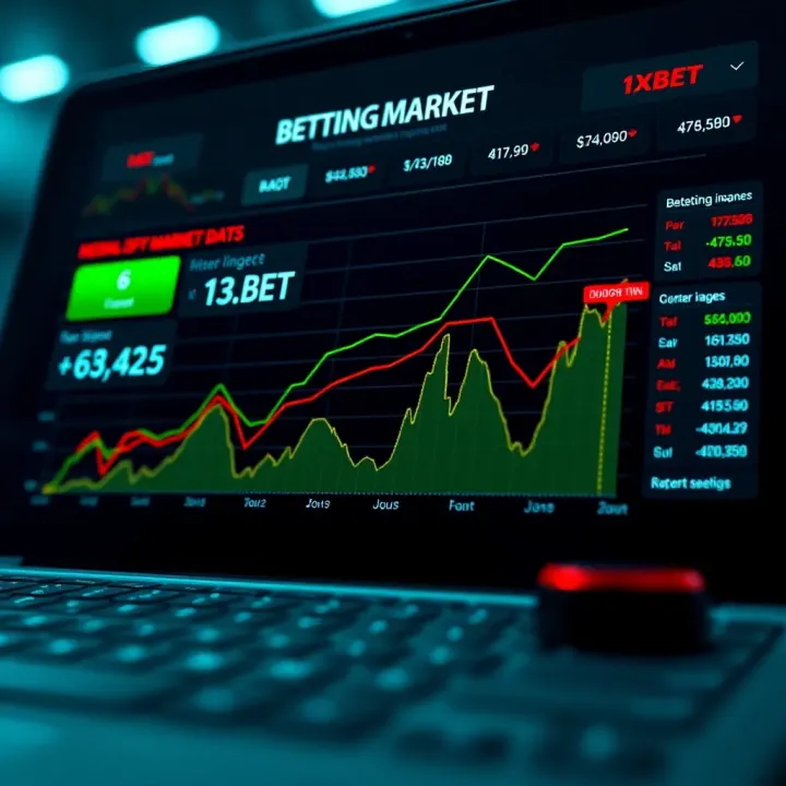 Graph depicting betting market trends and company impact in Nigeria