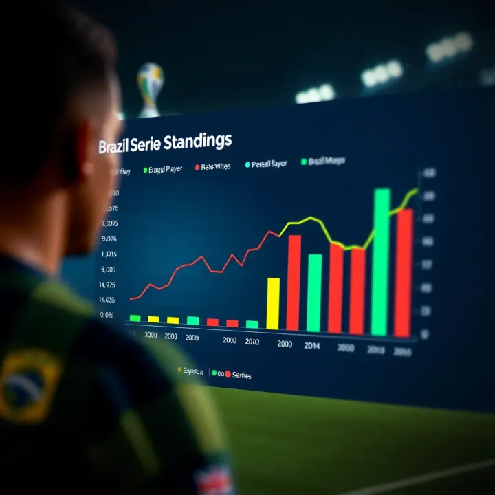 Graph showing trends and statistics of Brazil Serie A teams and players