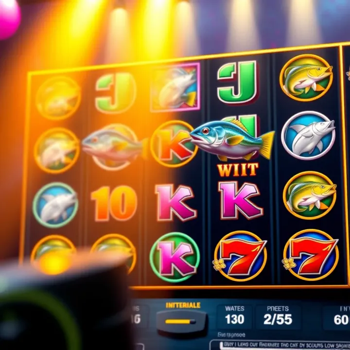 Big Bass Bonanza slot interface showing colorful reels and fishing-themed symbols