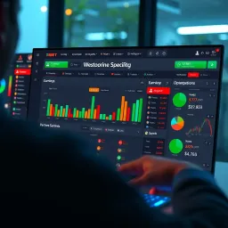 Dashboard showing partner account management tools and earnings overview in 1xbet