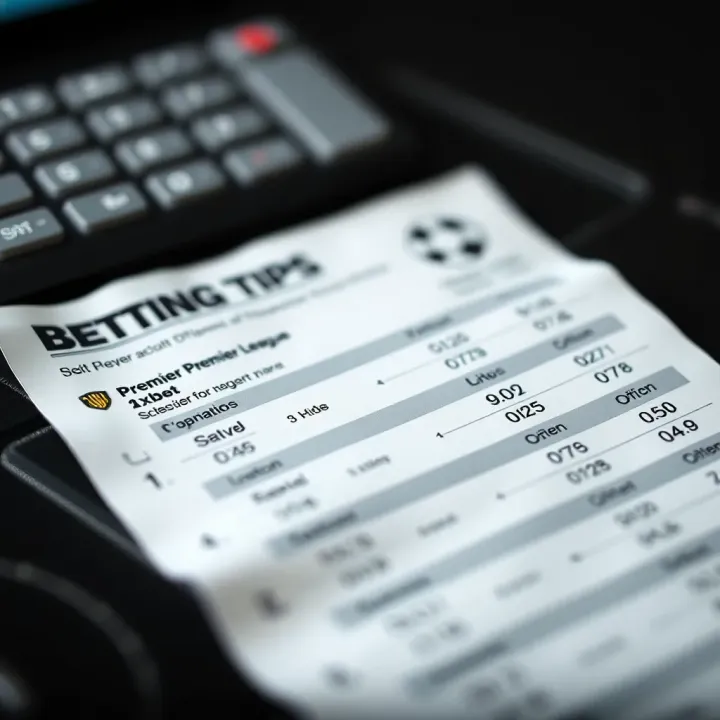 Close-up of a betting slip with highlighted odds and a strategic betting plan