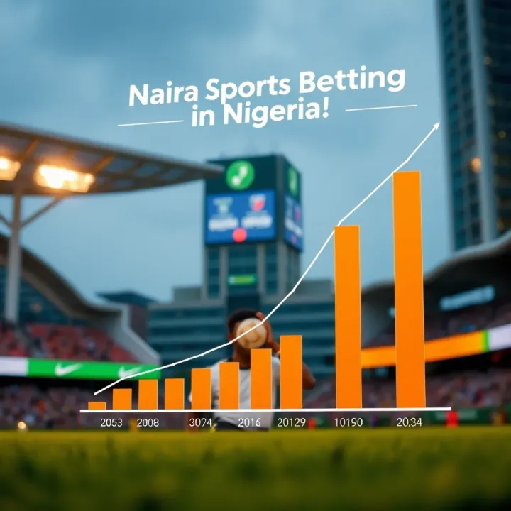 Graph illustrating the economic impact of naira sports betting on Nigeria's youth and economy