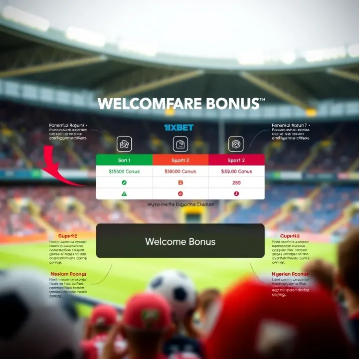 Diagram illustrating how welcome bonus eligibility criteria apply to Nigerian players on an online betting platform
