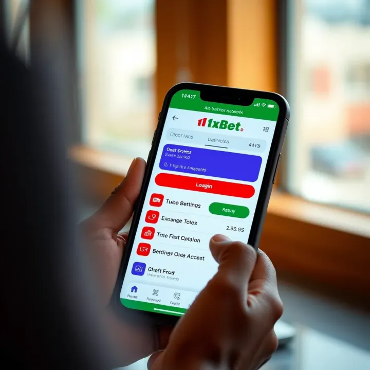 Mobile device displaying betting options with clear navigation and fast loading under Nigerian network conditions